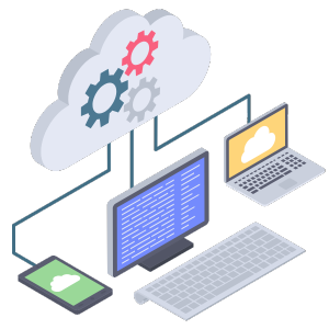 Cloud Data Graphic Cloud Data Graphic