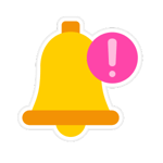 alert sticker