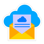 cloud email sticker