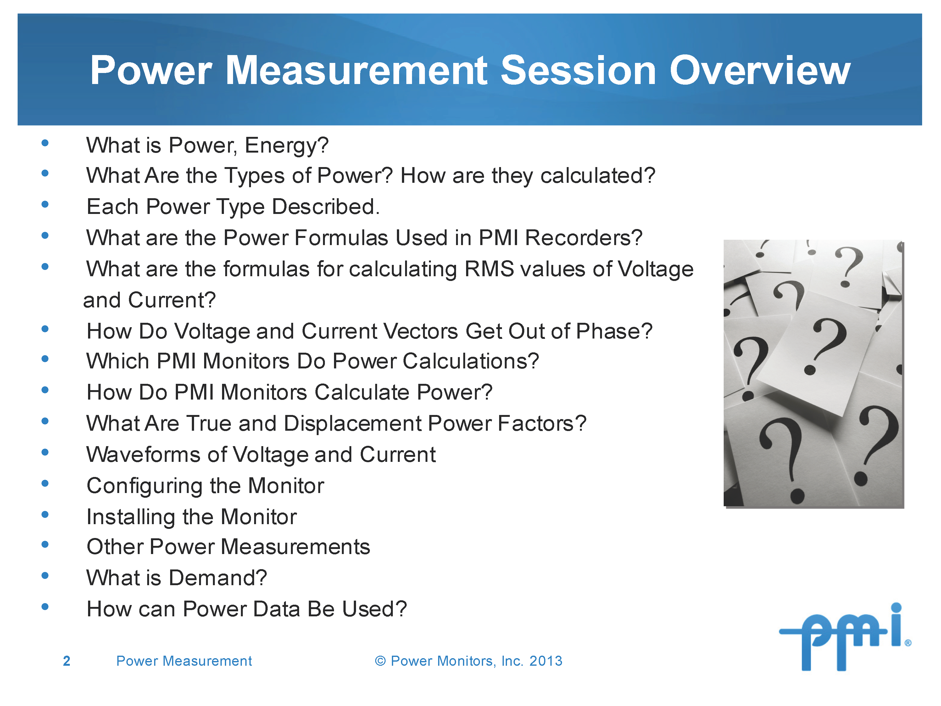 Power Measurement - Power Quality Course Slide